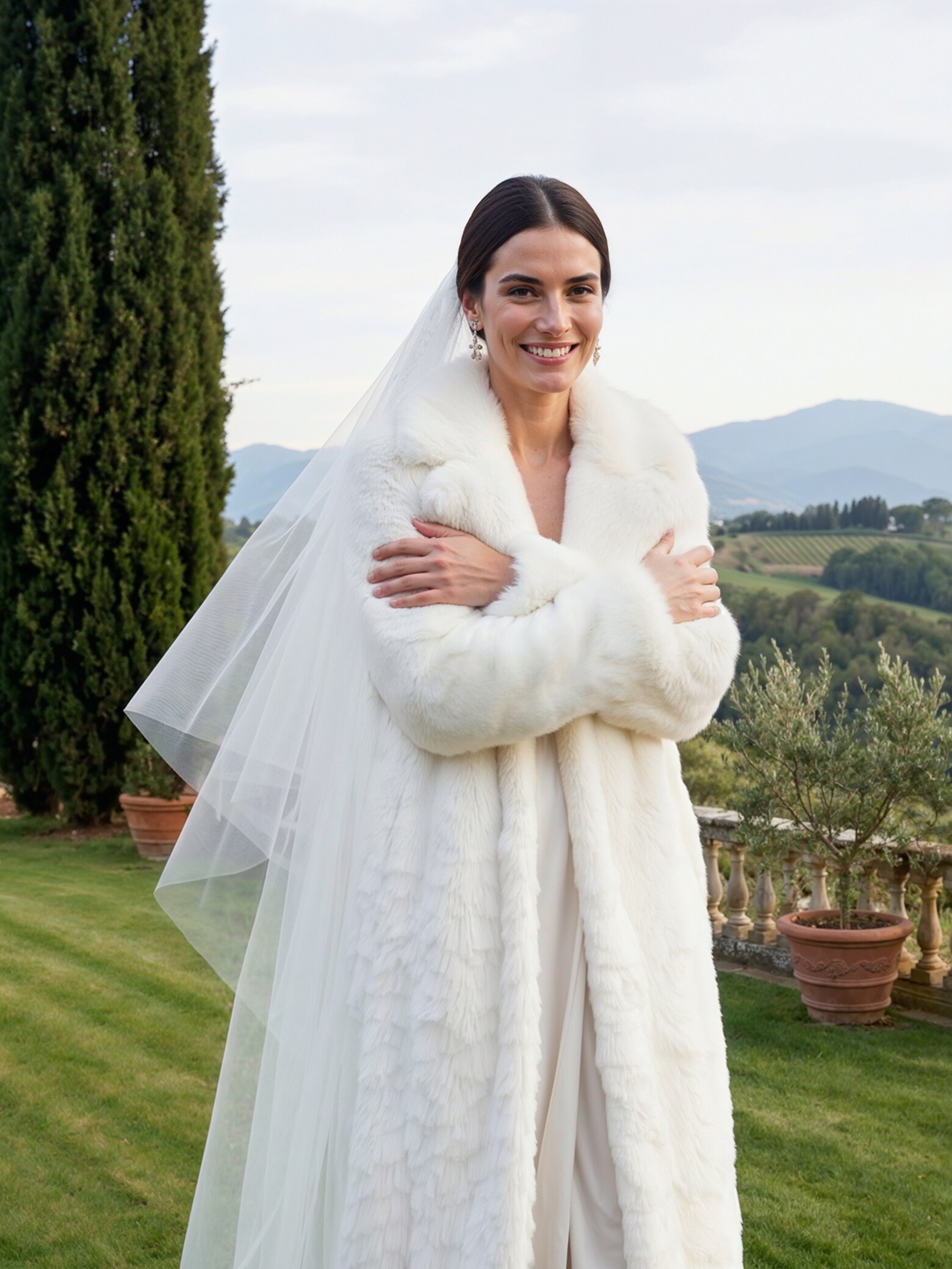 Your dreamy wedding look for chilly days Wintery Bridal Looks