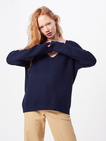 ESPRIT Sweter w kolorze niebieski: przód