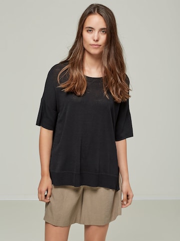 Pull-over SELECTED FEMME en noir : devant