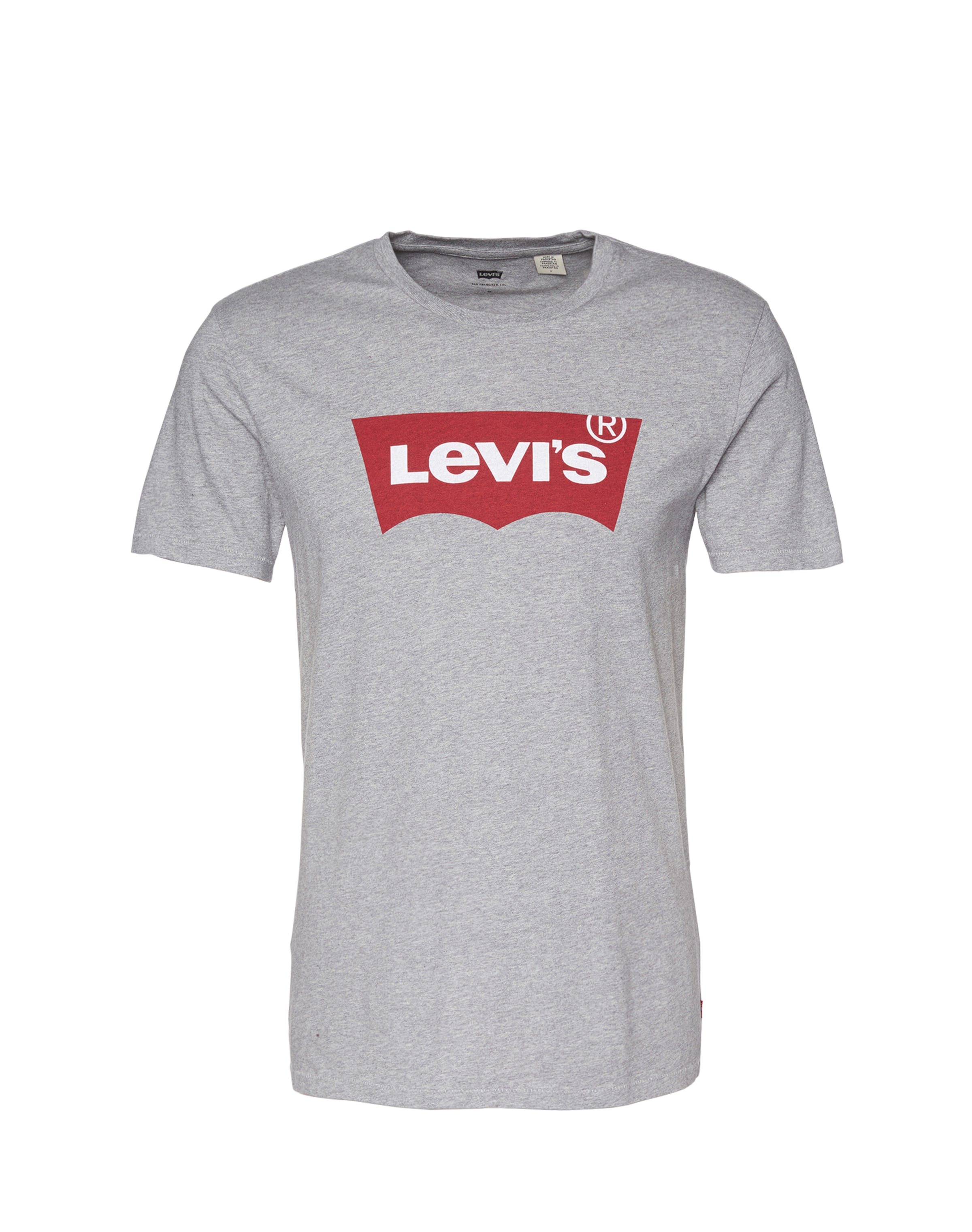 LEVI'S ® Regular T-shirt 'Graphic Set-In Neck Tee' i grå: framsida