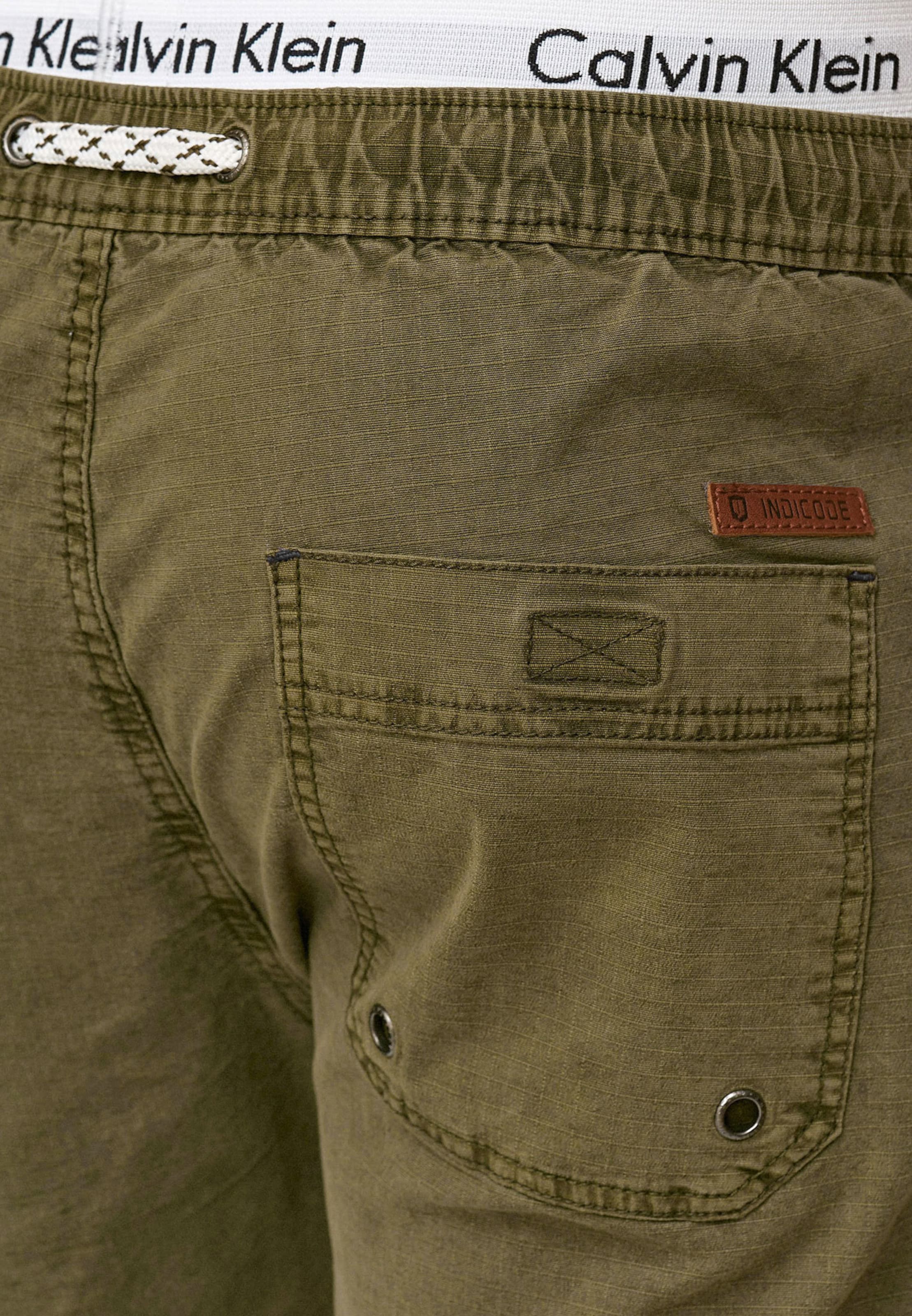 INDICODE JEANS Regular Broek 'Stoufville' in Groen