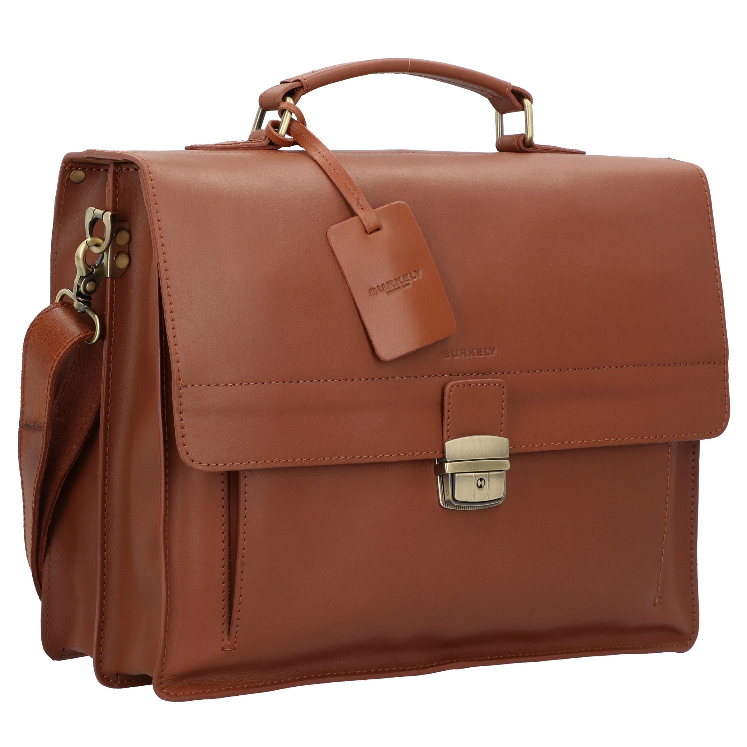 Burkely Document Bag 'Scott' in Brown