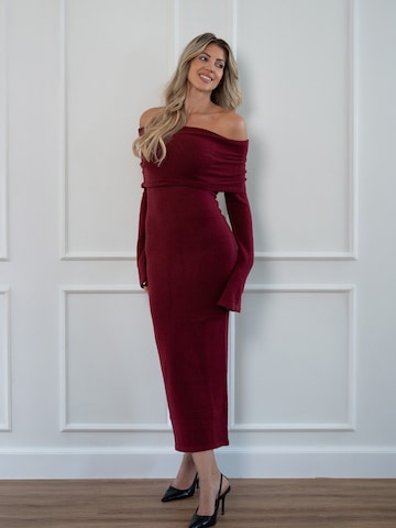 Red Off Sholder Dress