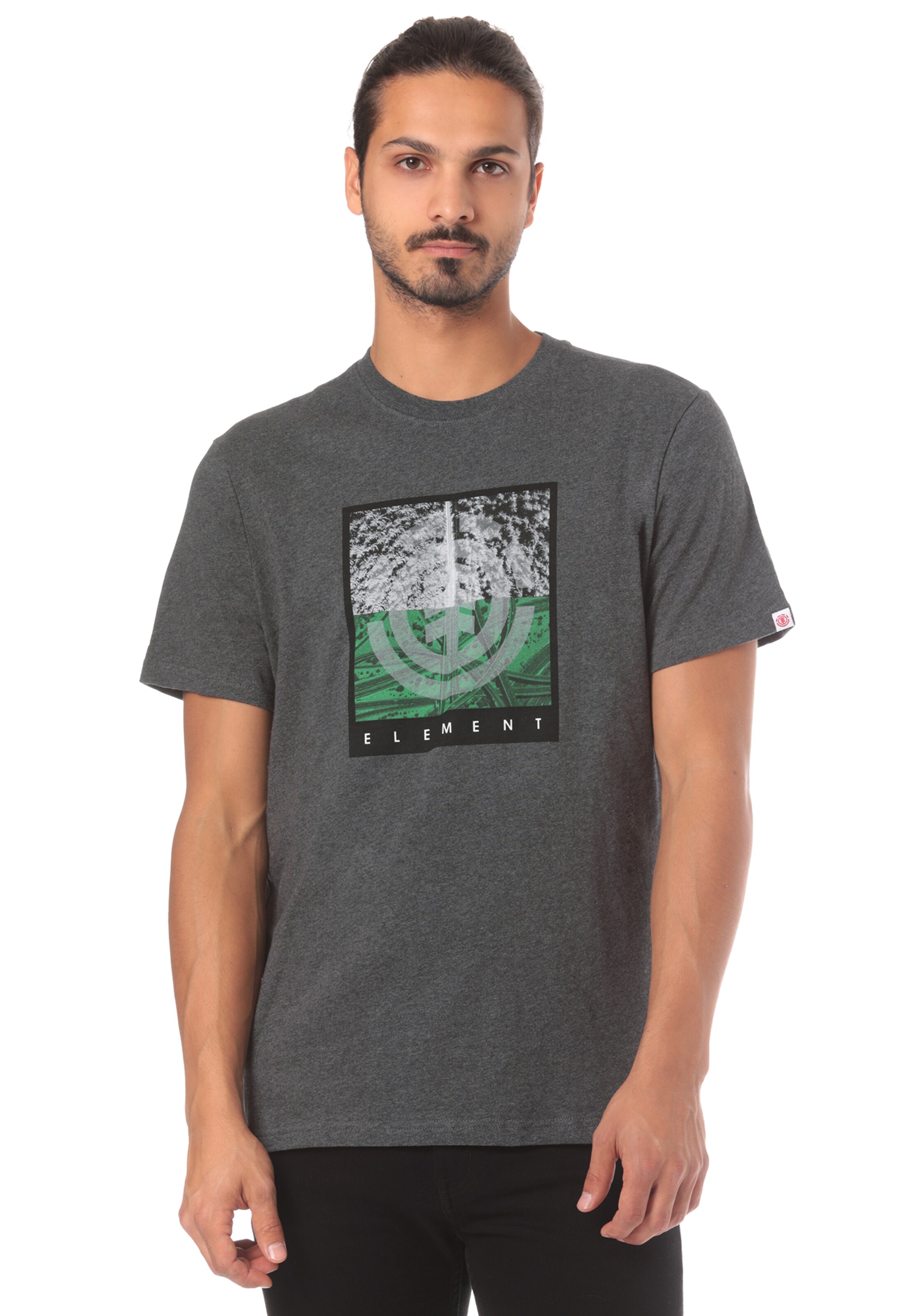 ELEMENT - Functioneel shirt 'Reroute' in de kleur Grijs gemêleerd