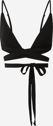 ABOUT YOU Top 'Izzie' in Black: front