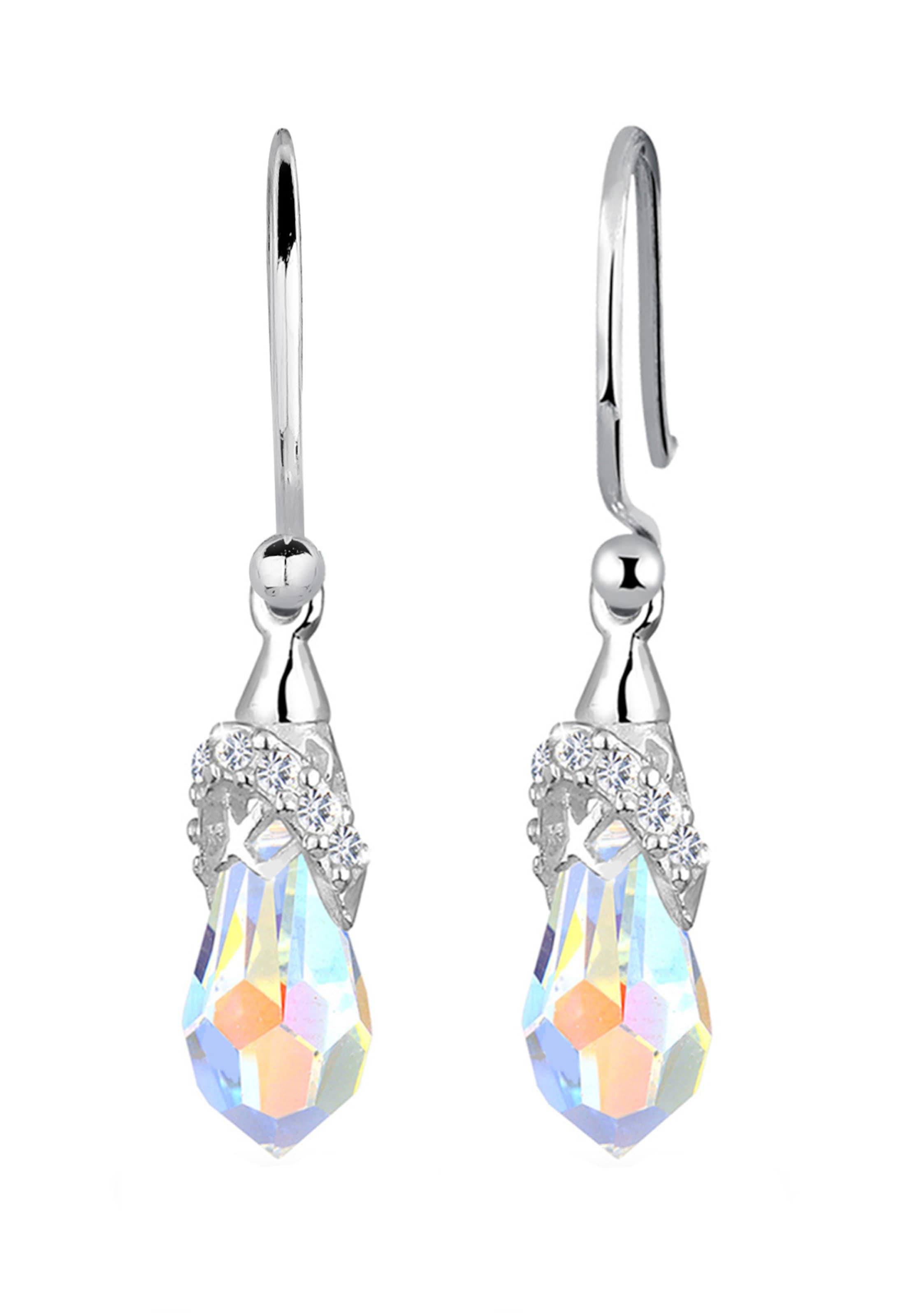 ELLI Oorbellen 'Tropfen' in Zilver: voorkant