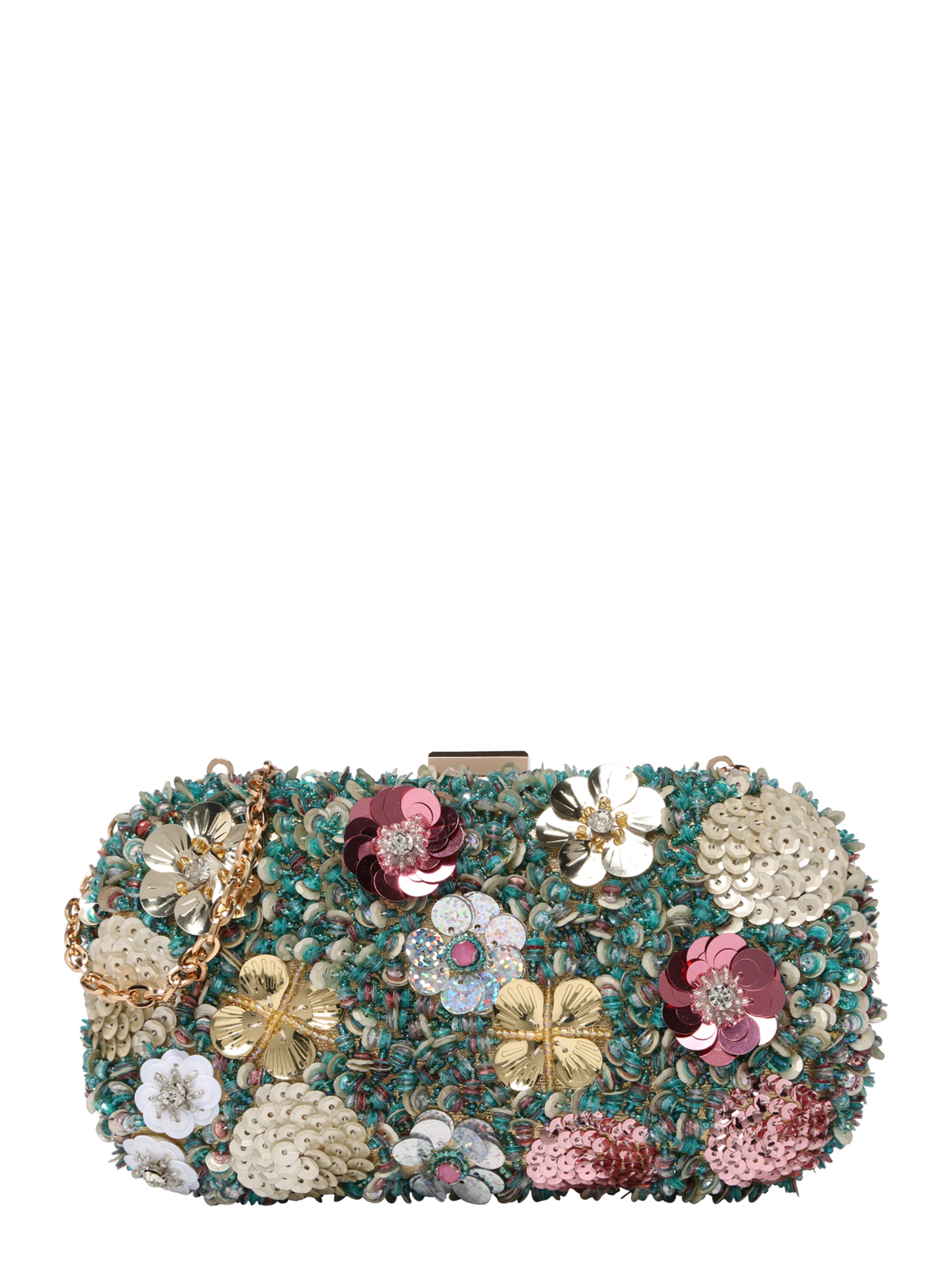 mascara - Clutch 'MADHATTERS TEA PARTY' in de kleur Gemengde kleuren