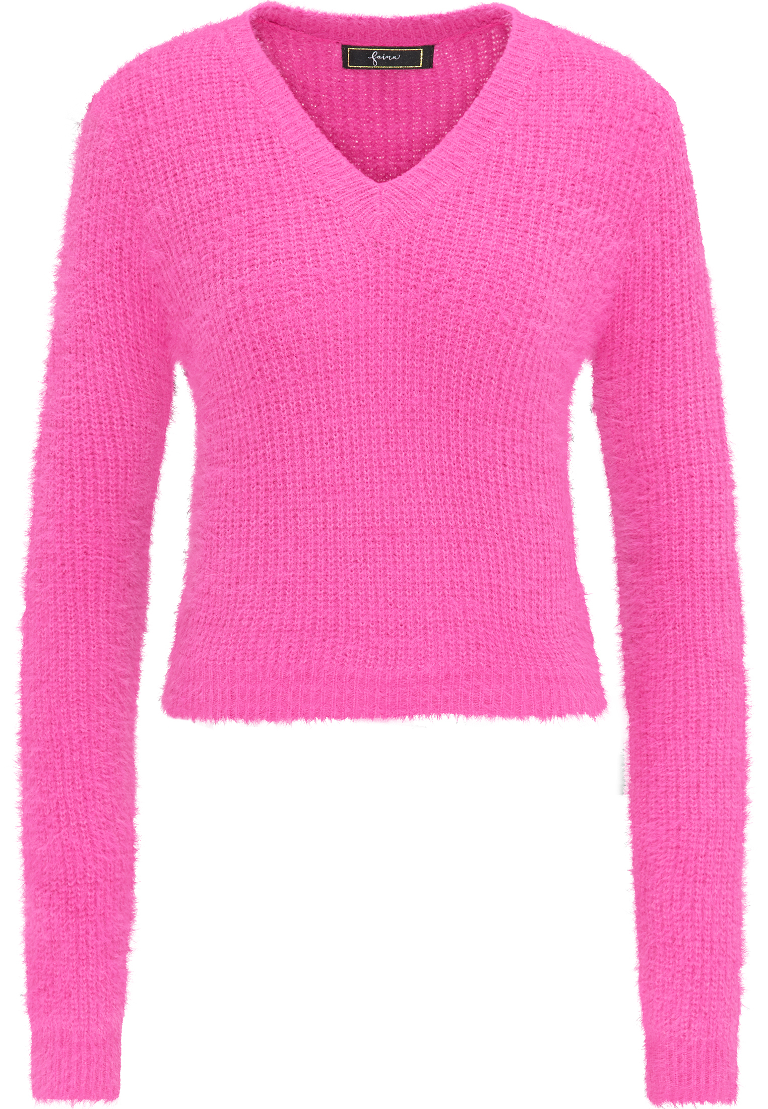 Swetry & dzianina Odzież faina Sweter w kolorze Różowym 