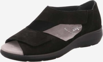 SEMLER Sandals in Black: front