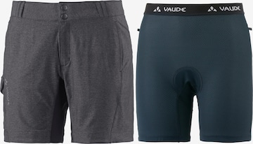 VAUDE Regular Outdoor Pants 'Tremalzini' in Grey: front