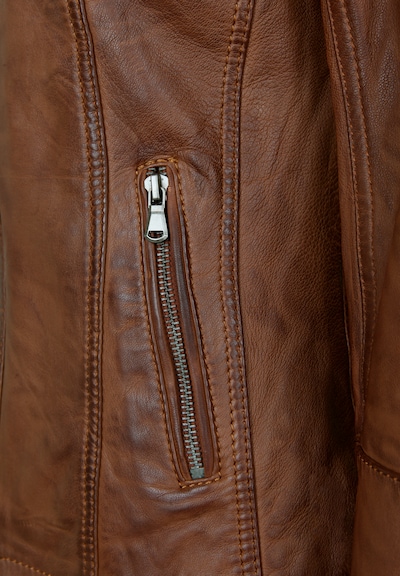 7ELEVEN Lederjacke 'CONNIE' in braun / cognac, Produktansicht