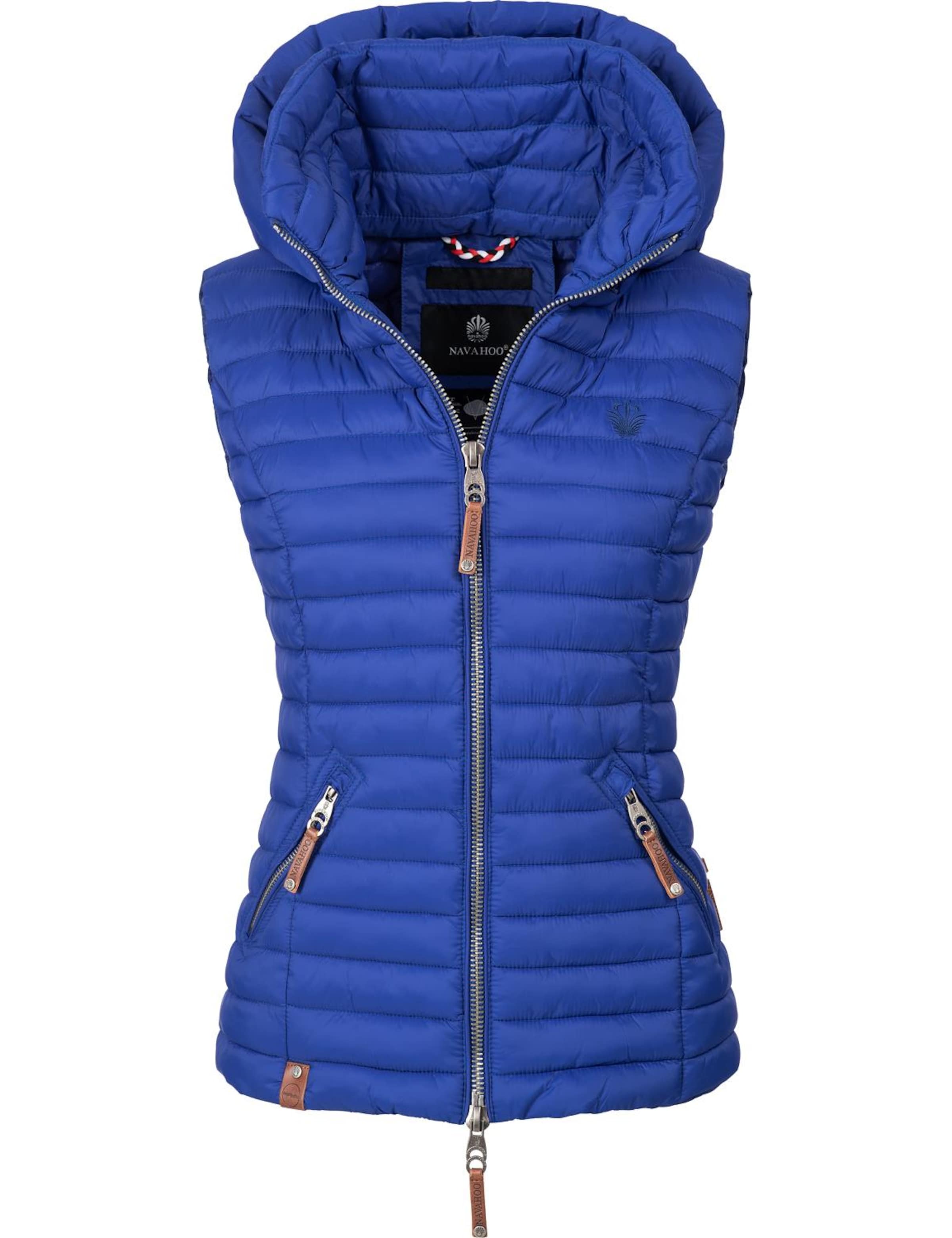NAVAHOO Vest 'Shadaa' i blå: forside