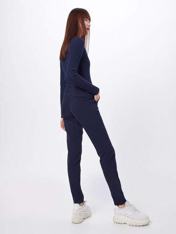 Coupe slim Pantalon 'Anna' MAC en bleu