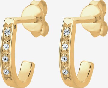 Boucles d'oreilles Elli DIAMONDS en or : devant