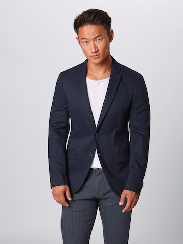 SCOTCH & SODA Slim fit Business-colbert in Blauw