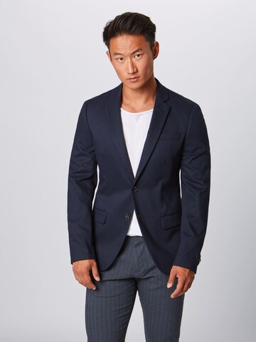 SCOTCH & SODA Slim fit Businesskavaj i blå