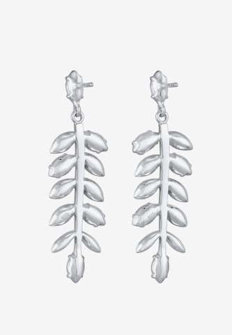 ELLI PREMIUM Earrings 'Blatt' in Silver