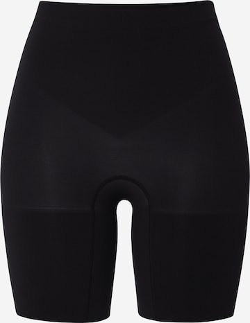 Pantaloni modelatori de la SPANX pe negru: față