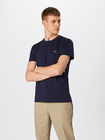 T-Shirt GANT en bleu : devant