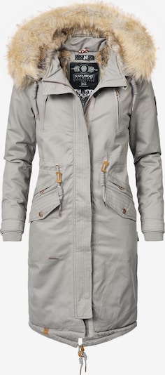 NAVAHOO Winter parka 'Kin-Joo' in Light brown / Grey, Item view