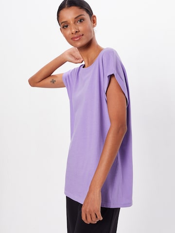 T-shirt Urban Classics en violet : devant