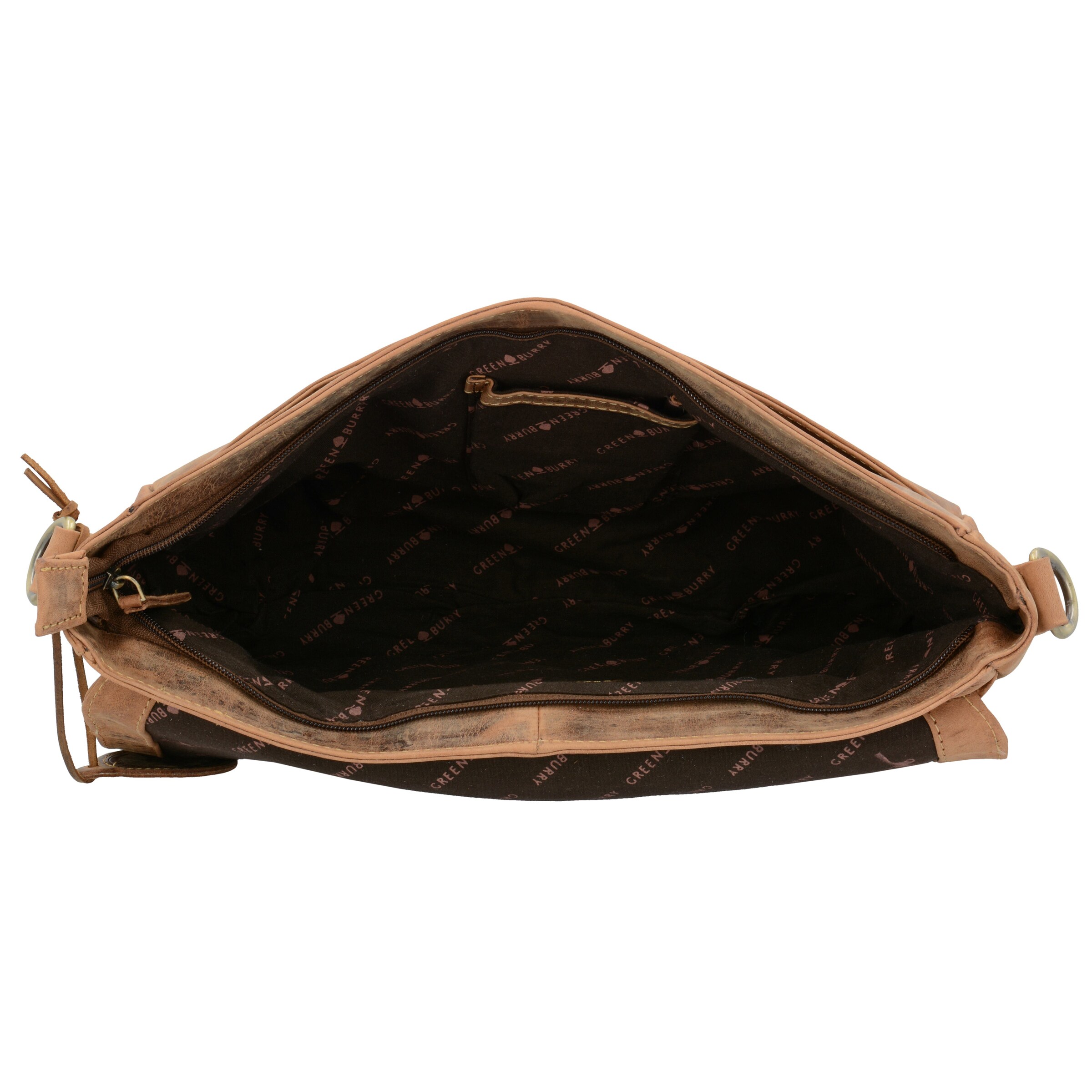 GREENBURRY Schoudertas in Bruin