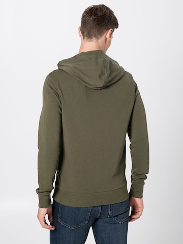 JACK & JONES Sweatshirt 'Holmen' in Green: back