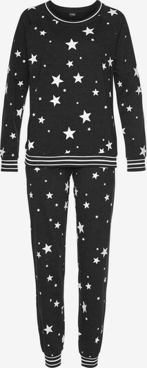 VIVANCE Pyjama en noir / blanc, Vue avec produit