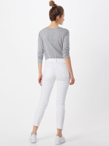 Coupe slim Jean 'Dream Chic' MAC en blanc