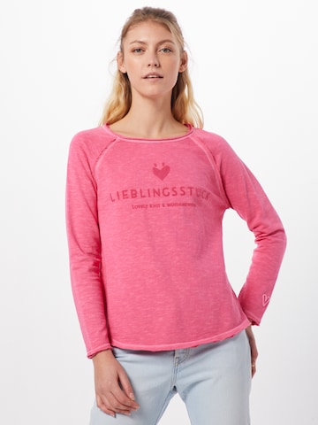 LIEBLINGSSTÜCK Majica 'Cathrina' | roza barva: sprednja stran