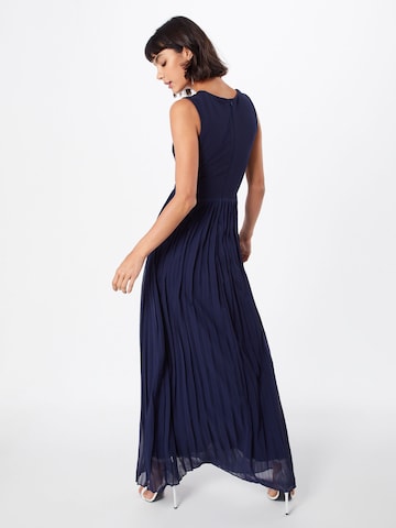 Robe de soirée WAL G. en bleu : derrière