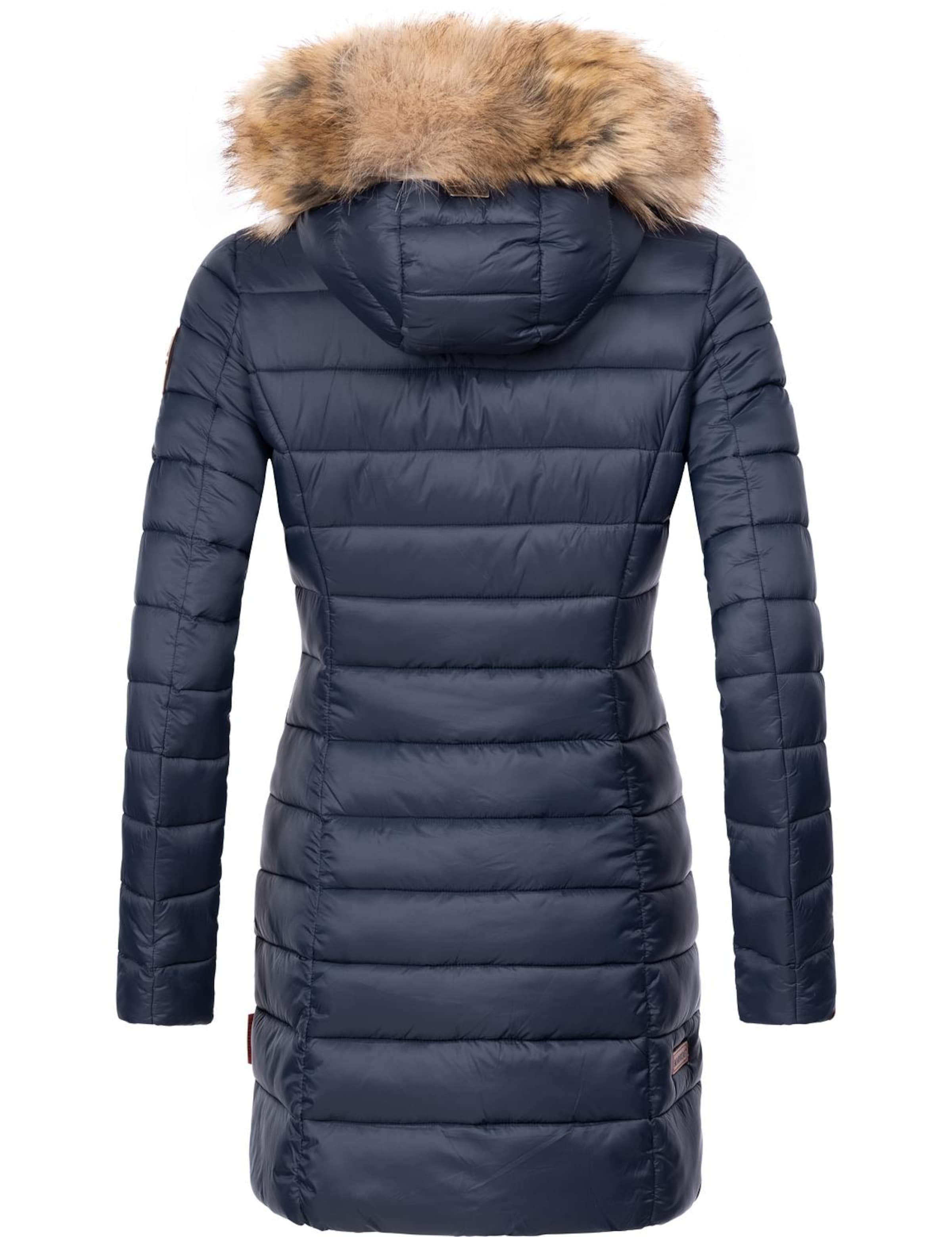 MARIKOO Mantel 'Rose' in Blau