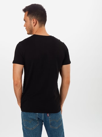 ALPHA INDUSTRIES - Regular Fit Camisa em preto