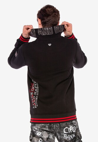 CIPO & BAXX Sweatshirt 'Revolution' in Schwarz
