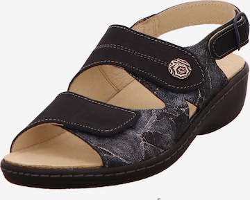 Longo Sandals in Black: front