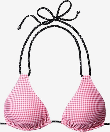 BUFFALO Triangel Bikinitop 'Florida' in Roze: voorkant