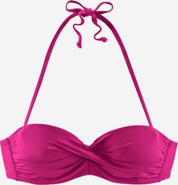 s.Oliver Balconette Bandeau-Top 'Spain' in Pink: predná strana