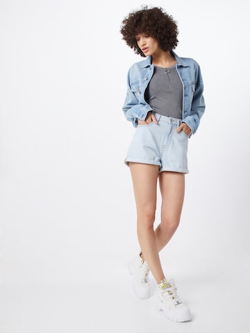 Dr. Denim Regular Jeansshorts 'Jenn' in Blau