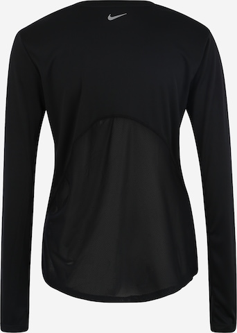 NIKE Performance Shirt 'MILER' in Black: back