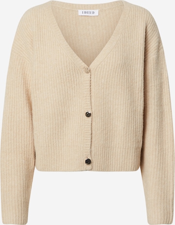 Cardigan 'Ronja' EDITED en beige : devant