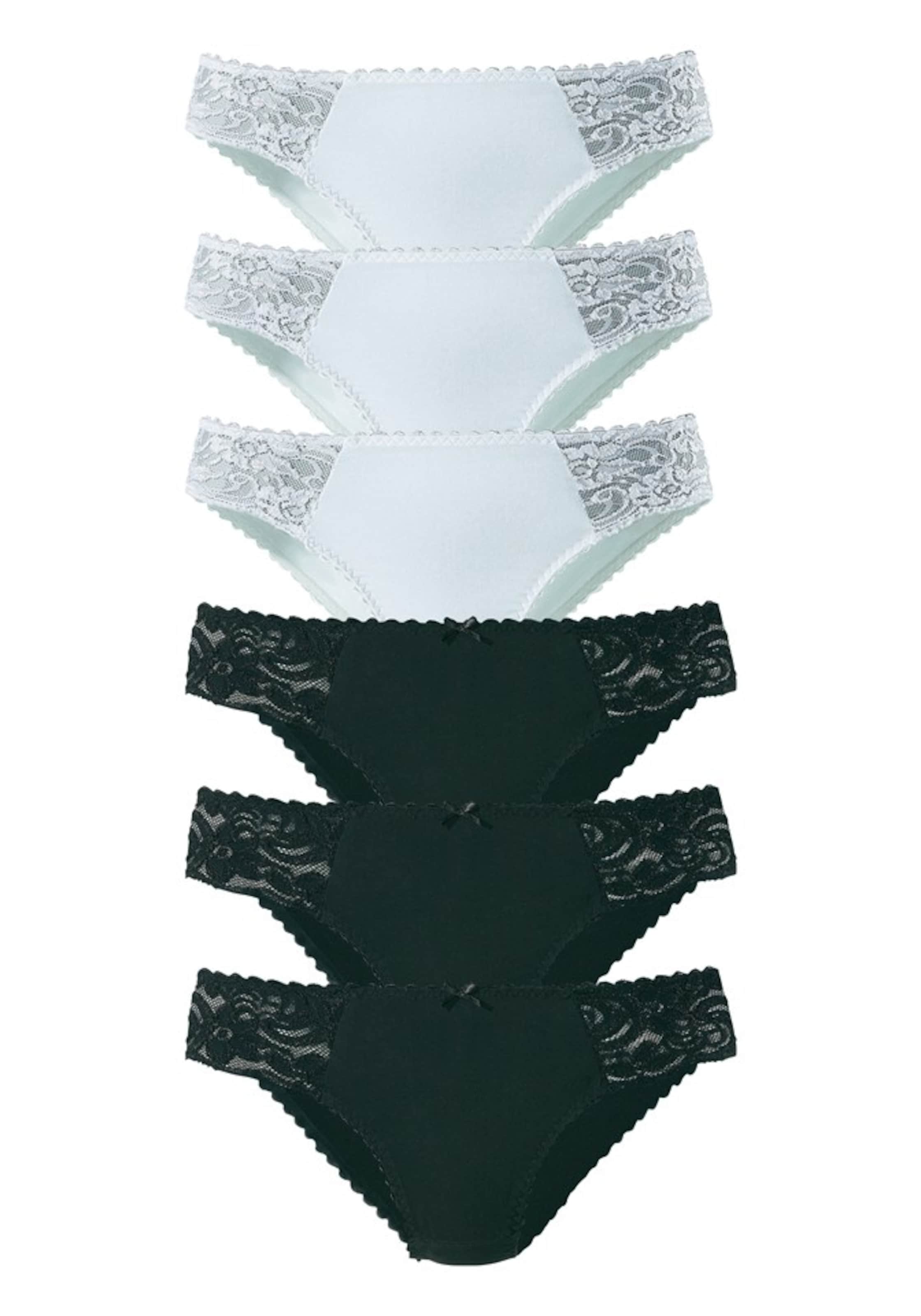 PETITE FLEUR Panty in Black: front