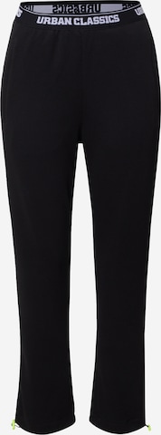 Urban Classics Regular Pants in Black: front