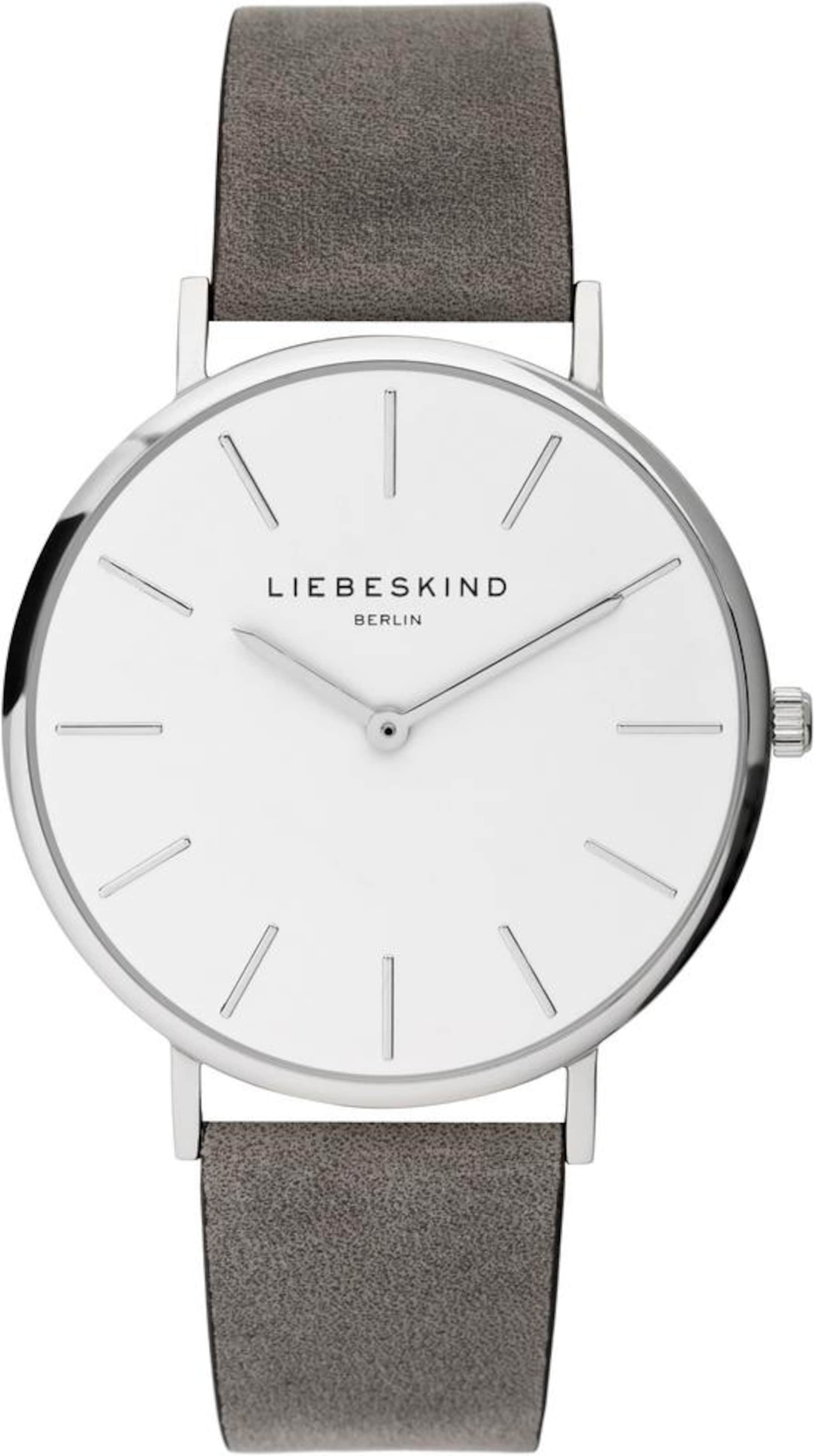 Liebeskind Berlin Analoog horloge in Grijs: voorkant