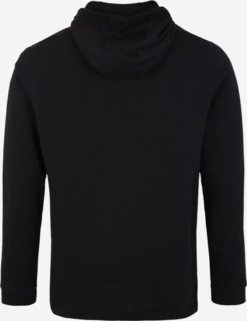 UNDER ARMOUR Athletic Sweatshirt in Black: back