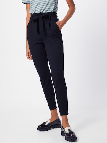 ONLY Tapered Trousers 'POPTRASH YO EASY' in Black: front