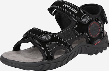 Dockers by Gerli Hiking Sandals in Black: front