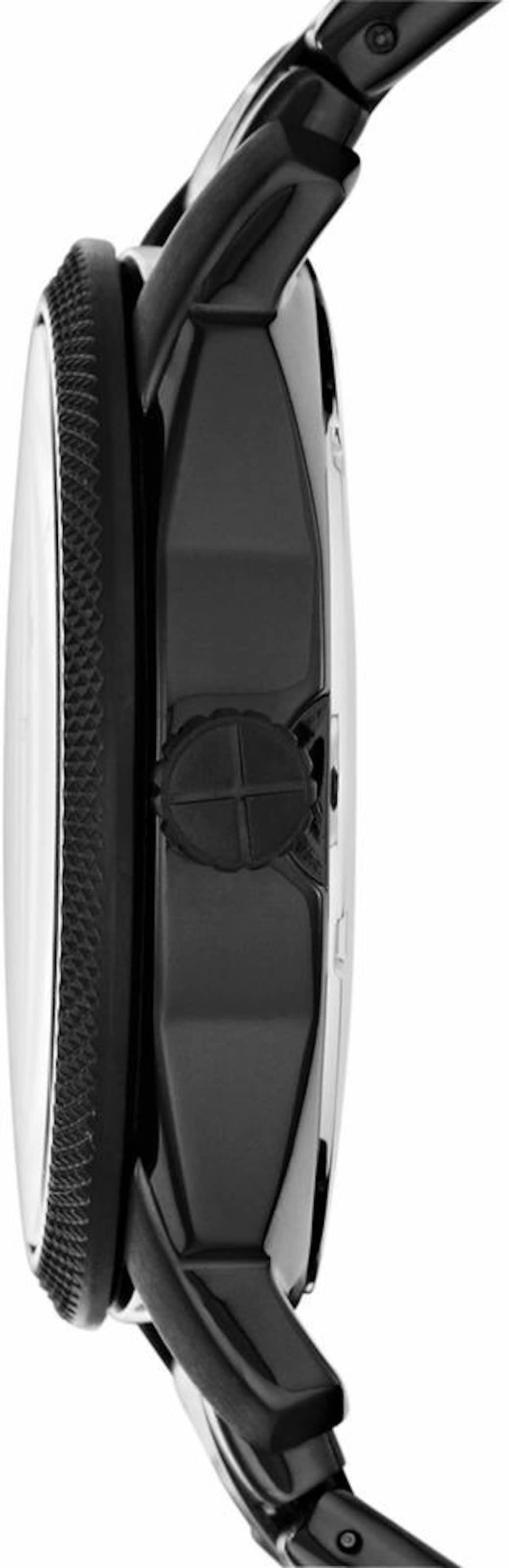 FOSSIL Analog klocka 'Machine' i svart