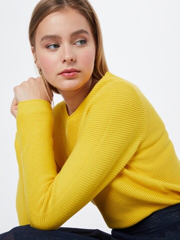 TOM TAILOR Sweater in Yellow