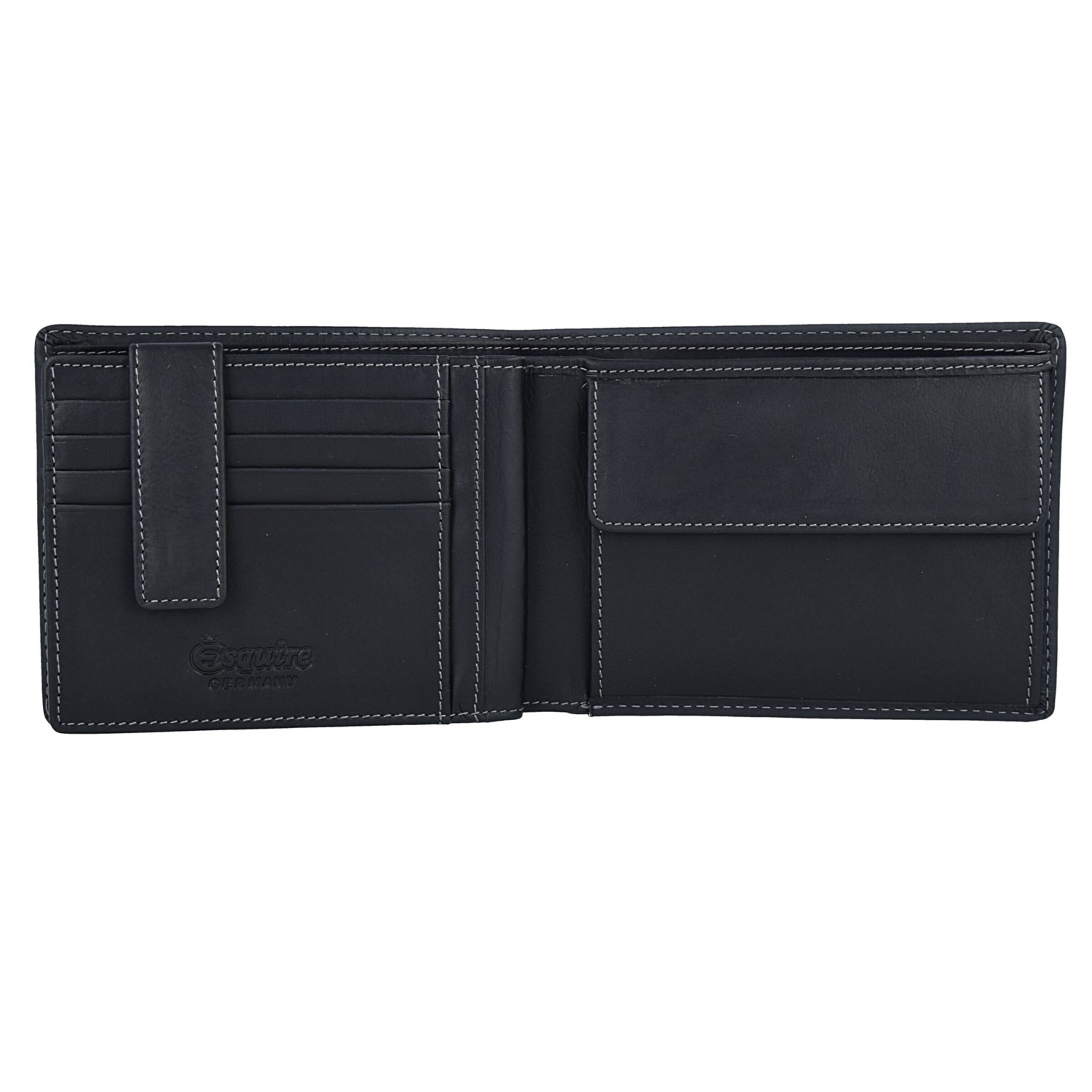 Portamonete 'Dallas' di Esquire in nero