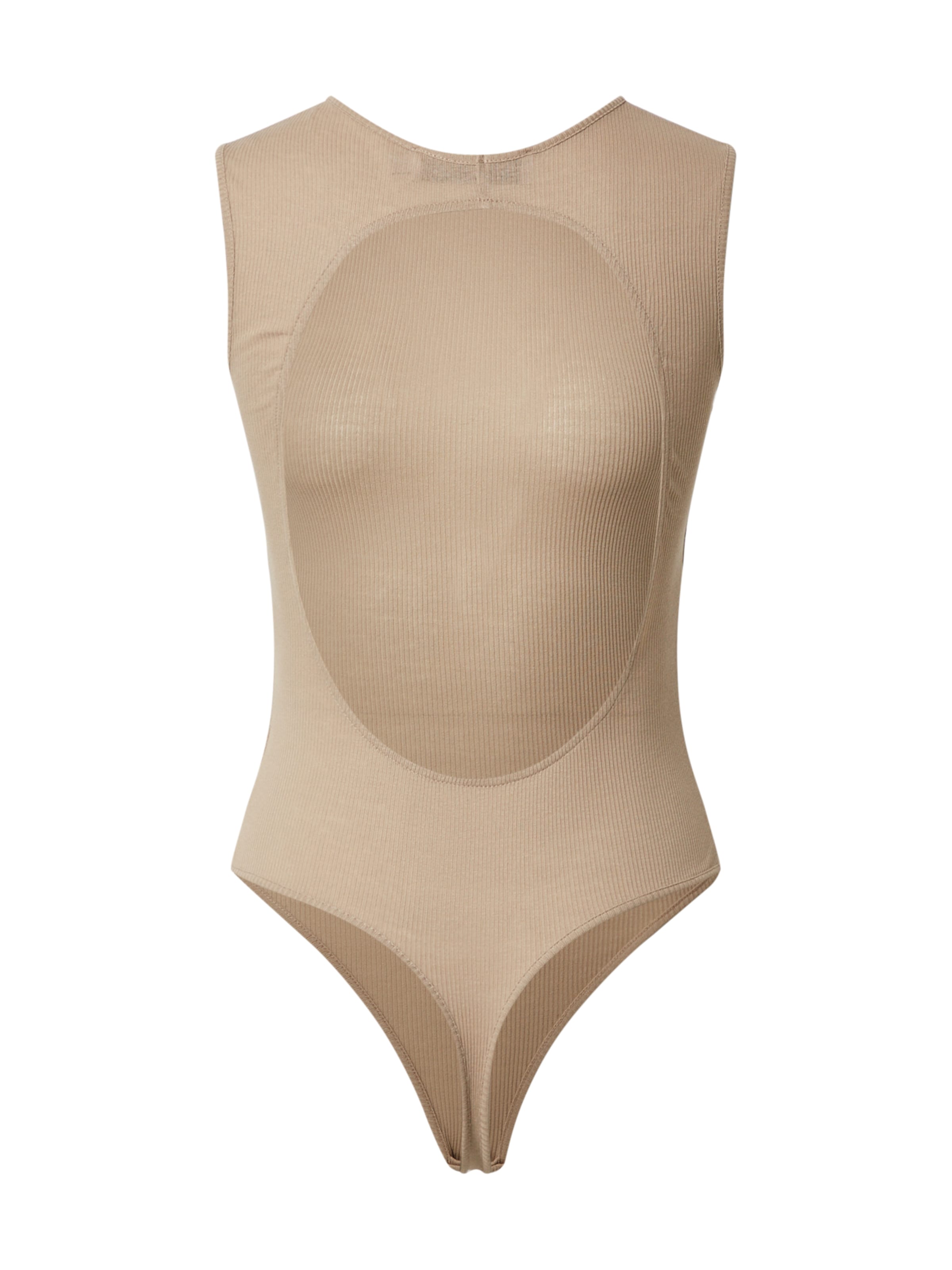 NU-IN Shirt bodysuit in Beige